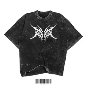 Washed Black Graphic Tee