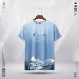 Mountain Print T-Shirt