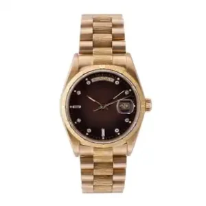 Gold Dial Wrist Watch